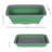 Wakeman Collapsible 7.27L Ice Bucket - Multi-Use Basin, Dish Tub, and Storage Basket-1165862805