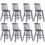 Alvie Solid Wood 24" Counter Height Windsor Full Back Design Modern Mid Century Stool-99057893-99057890