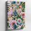 La toile crée un motif floral détaillé mettant en vedette un ensemble d'art mural luxuriant en fleurs, y compris des pivoines roses douces-1135594031