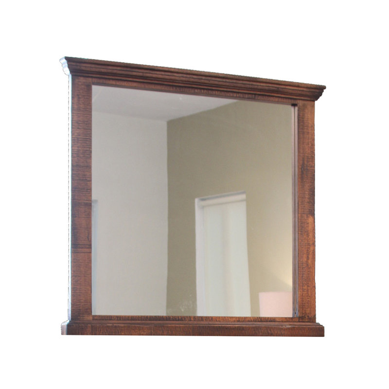 Miroir rectangulaire pour commode brun DUMBONNE
