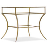 Laureng Glass Top End Table