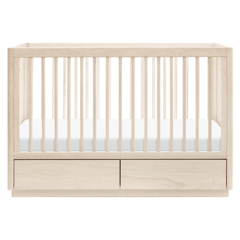 Bento 3-in-1 Convertible Crib with Storage, Washed Natural