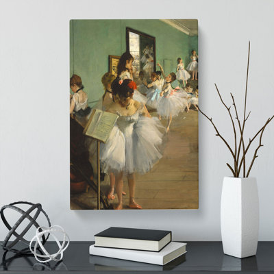 The Ballet Class Vol.2 by Edgar Degas - Wrapped Canvas