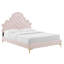 Lit plateforme performant en velours Gwyneth-1197124679-1105185570