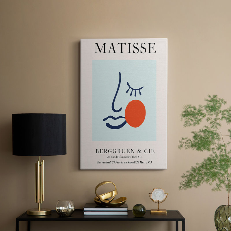 Matisse CDXCV III, reproduction d'art encadrée Cavas, H 27 po x l 18 po