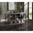 Antique Oak & Sandy Gray Finish Counter Height Table