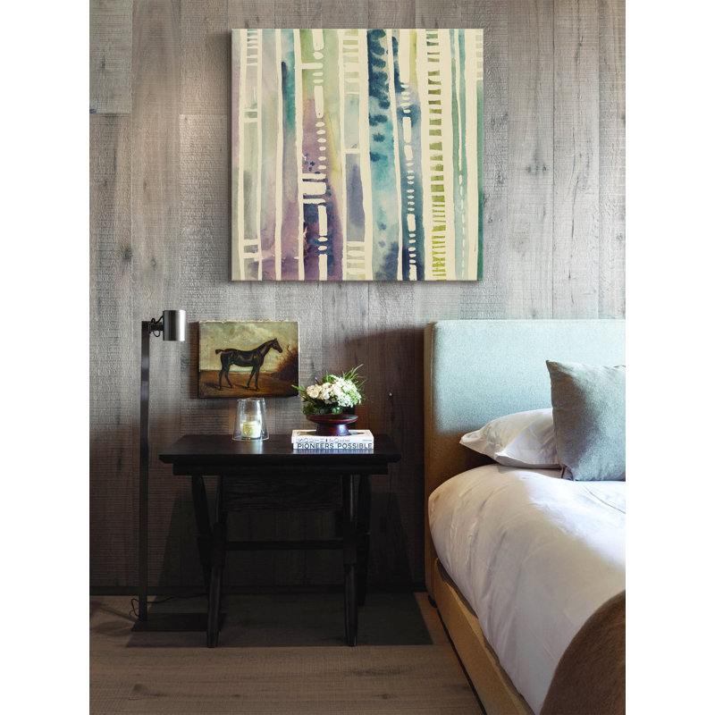 Nightfall Cascade I - Wrapped Canvas Painting, 46cm H x 46cm W x 4cm D