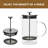 34Oz Glass French Press Coffer Maker