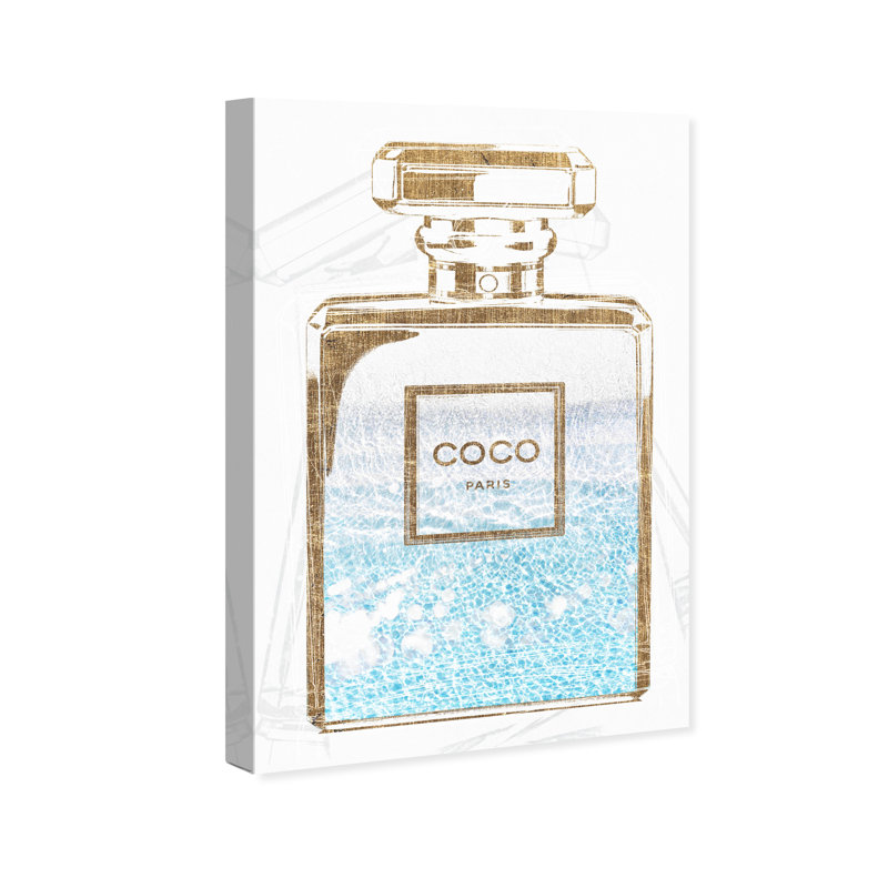 «Water Love Light Perfumes», reproduction d'art sur toile, H 15 po x l 10 po, Toile tendue
