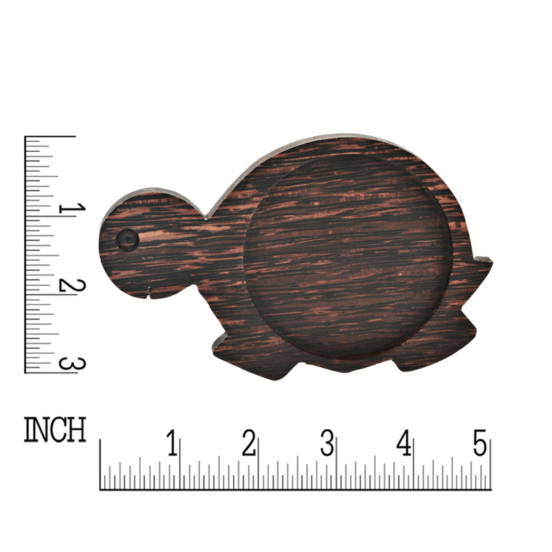 Sous-verre en forme de tortue