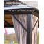 Pavillon de jardin rigide 12 pi x 12 pi pour tous les temps