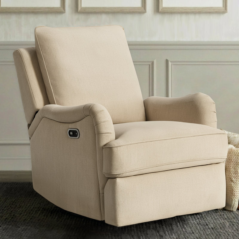 Maxi-Cosi Lindon Swivel Glider & Power Recliner, Linen