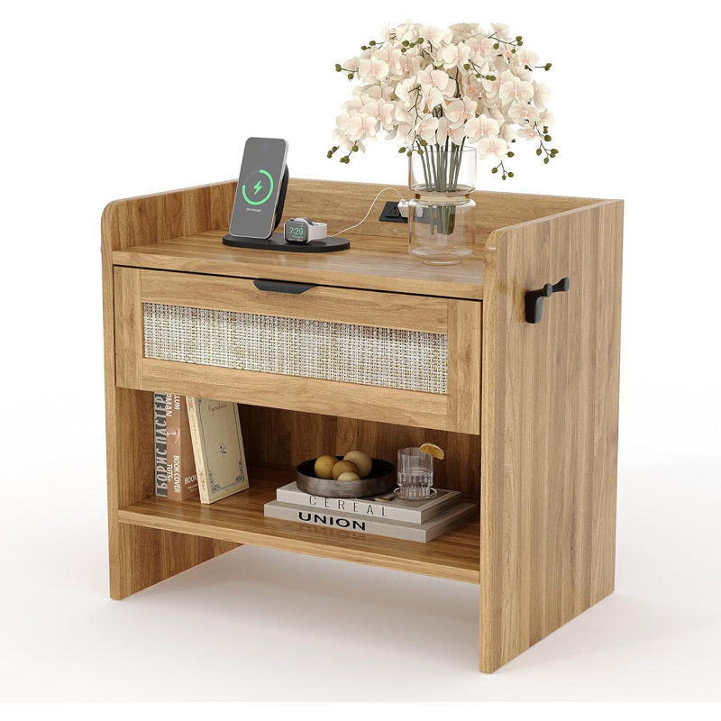 60cm W Bedside Table