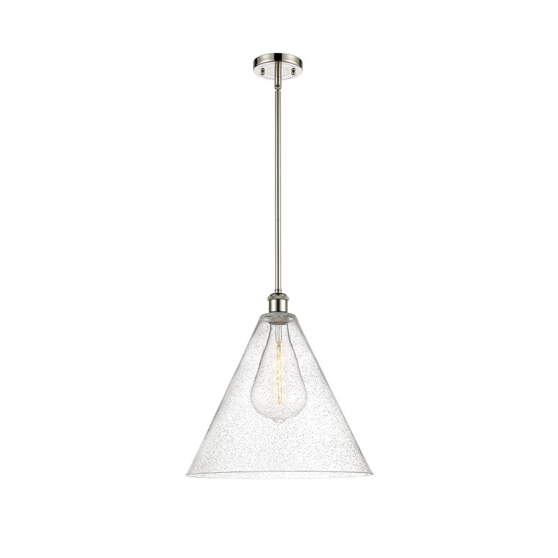 Anairis 1 - Light Single Pendant, 49.75" H x 16" W x 16" D, LED, Polished Nickel