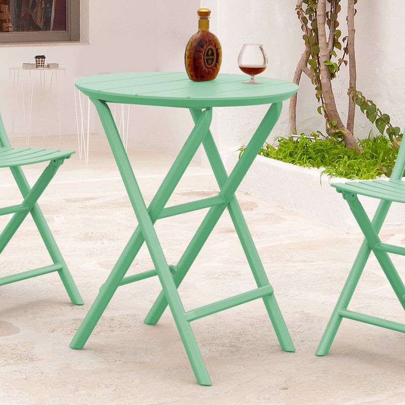 Table bistro Helen, Vert opaline