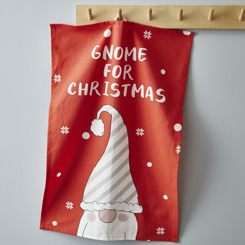 Christmas Gnomes Tea Towels Pair