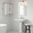 Bathroom Wall-Mounted Cabinet, Space-Saving Above The Toilet, Elegant Double-Door Adjustable Shelf Storage Cabinet-1937806793-1937806792