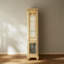 Karlisha Solid Wood Lighted China Cabinet-931288732