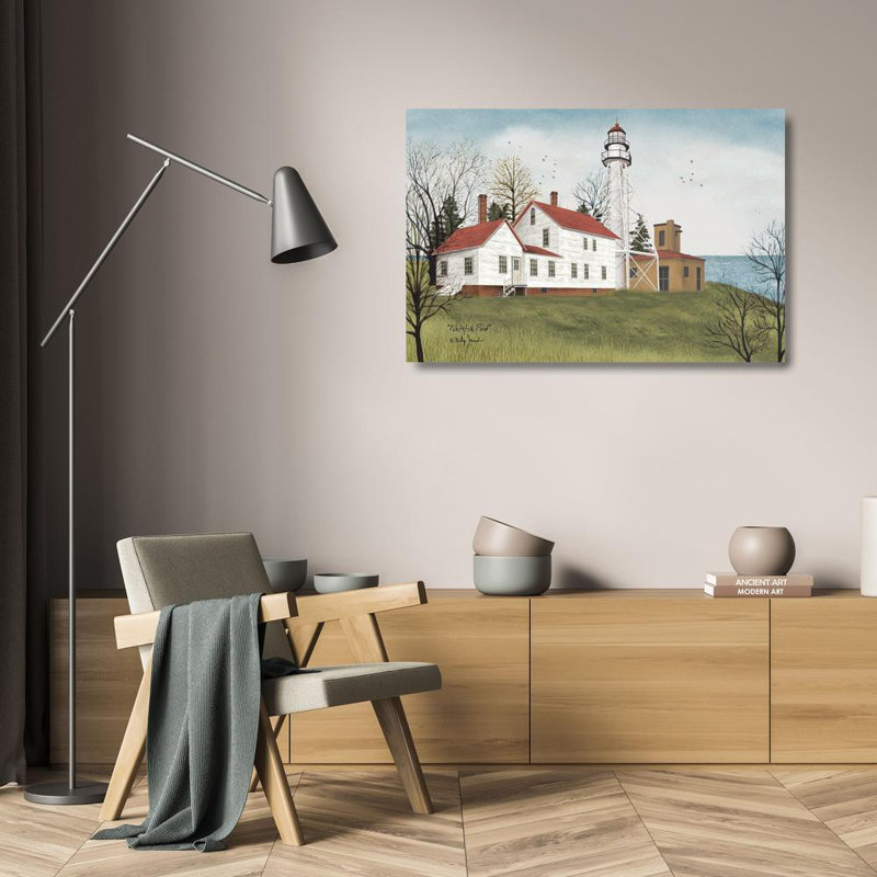 August Grove® Jacobs, Billy Gallery Wrapped Canvas Art Titled: Whitefish Point