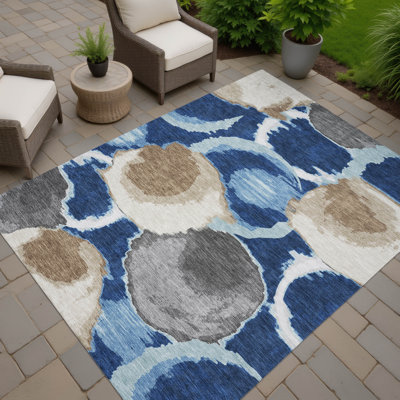 Tapis moderne intérieur / extérieur lavable à la machine ACN2701