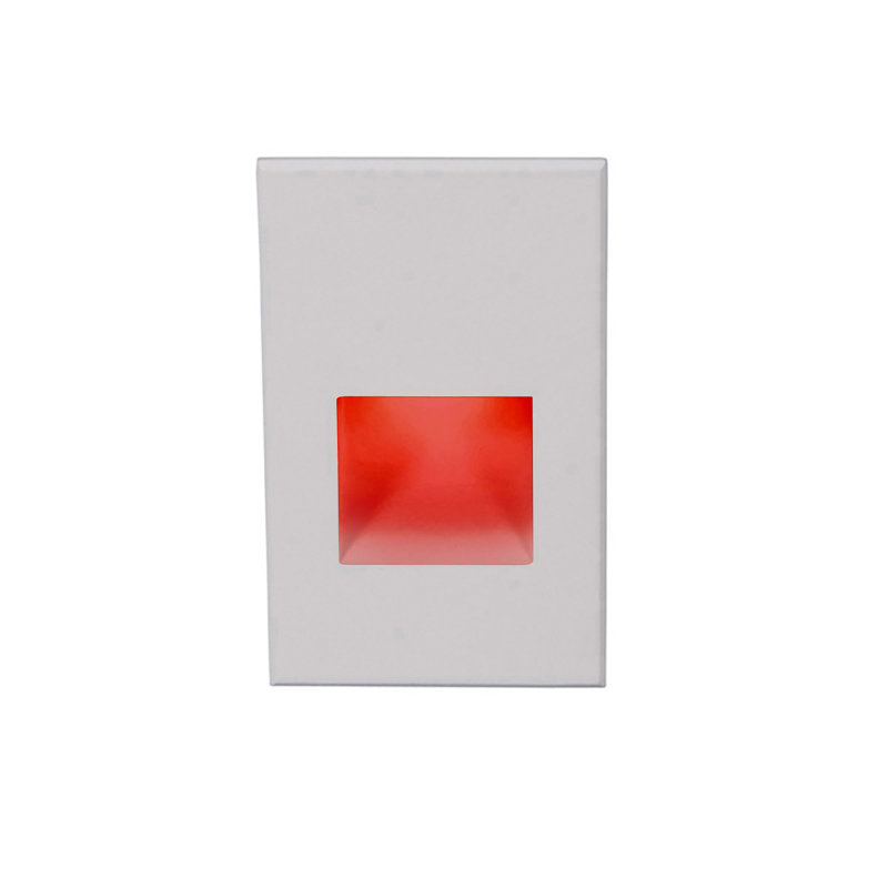 Éclairage pour marches en métal à DEL intégré LEDme, Blanc, Rouge, 120