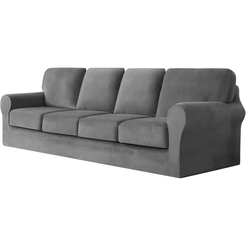 Outdoor Patio Sofa Cover, 20-27.5", Grey