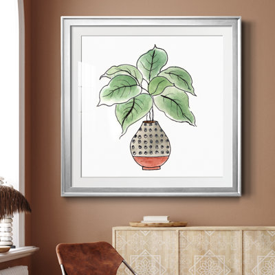 " Boho Greenery I " Painting Print