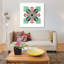 « art déco fleur », impression sur toile-20915822