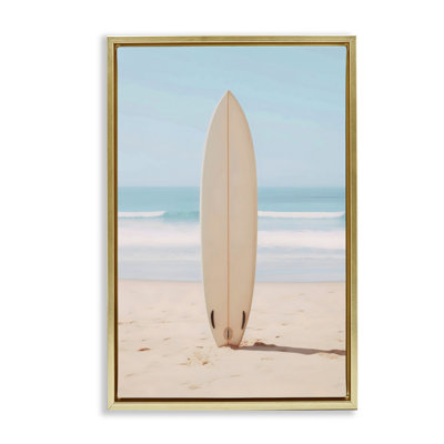 Neutral Centered Surfboard Floating Frame, design by LSR Design Studio