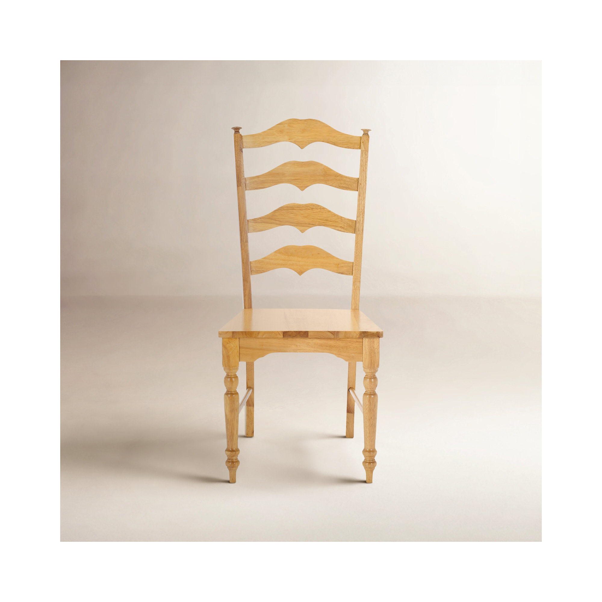 Tavin Ladder Back Side Chair, Light Oak