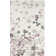 Tapis ivoire / gris / mauve à motif floral Makeba