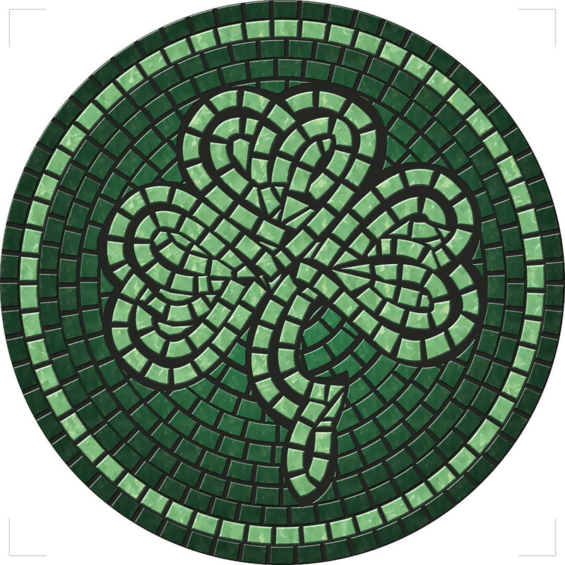 Tapis de piscine décoratif Iyathurai Shamrock