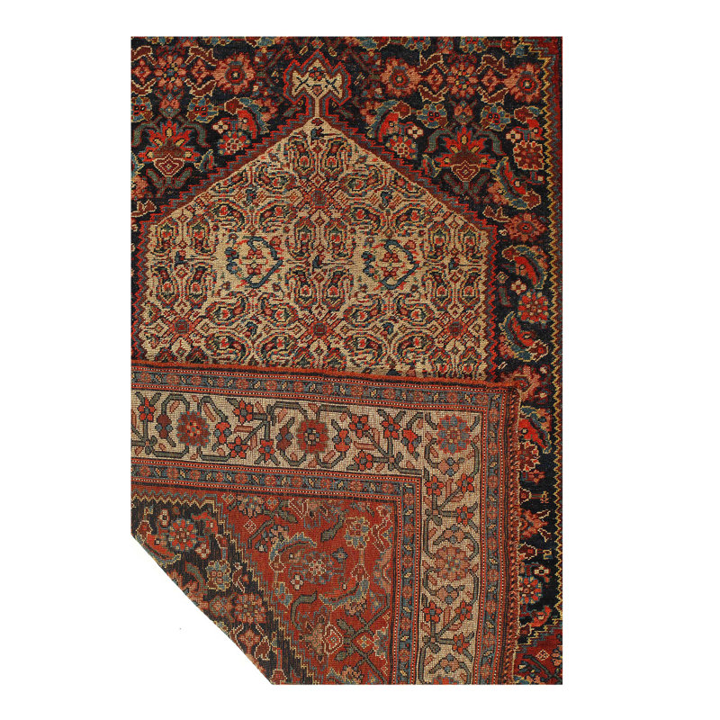 Antique One-of-a-Kind 4'4'' X 6'8'' Area Rug