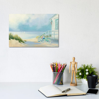 Morning Ride To The Beach by Julia Purinton - Wrapped Canvas Gallery-Wrapped Canvas Giclée