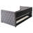 Cross Creek Grey Upholstered Daybed with Trundle