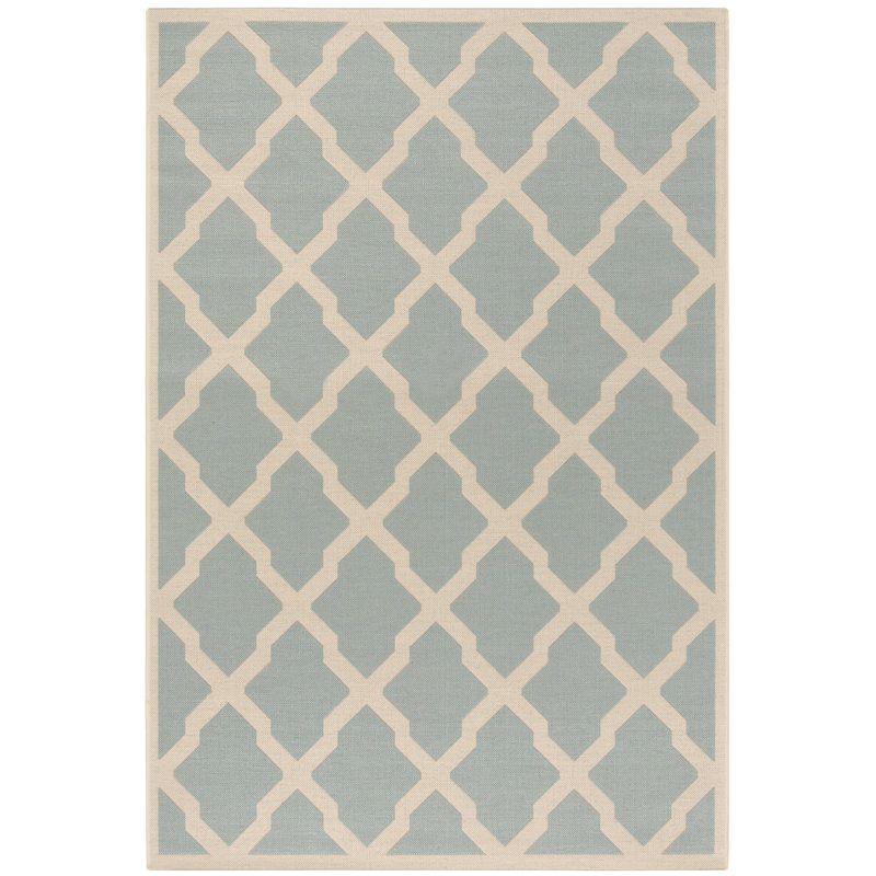 Adler Performance Geometric Indoor/Outdoor Area Rug, Rectangle 5'3" x 7'6"