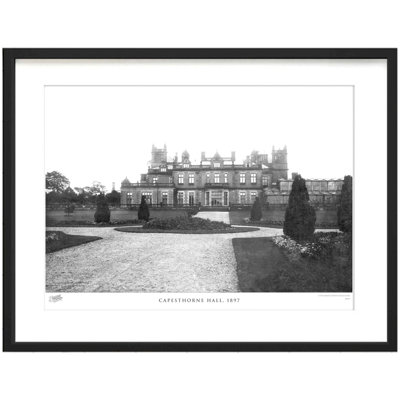 Capesthorne Hall, 1897 by Francis Frith - Single Picture Frame Print