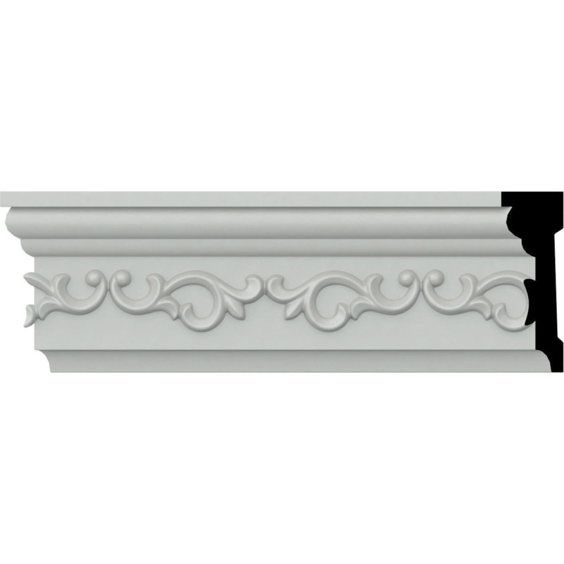 SAMPLE - Endurathane Versailles Chair Rail, 3 5/8"H x 1 1/4"P x 12"L, Factory Primed