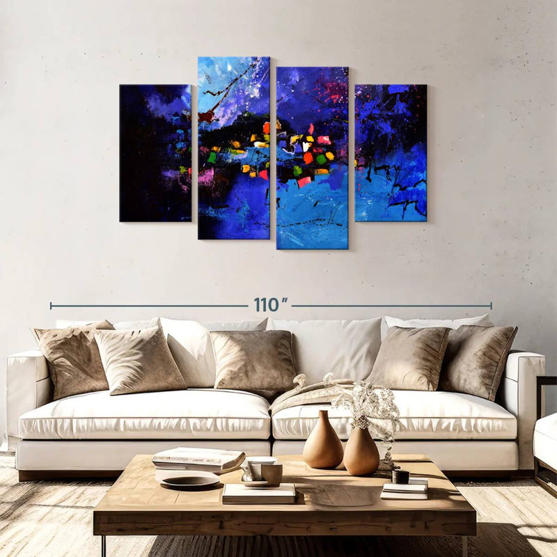 Avery Galaxy Burst Abstract, 48" H x 75" W