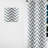 Grey White Geometric Neutrals Chevron Pattern - Chevron Curtain - Velvet Room Darkening - 1 Panel-107562192
