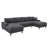 Corduroy U-Shaped Sectional Symmetrical-745609595