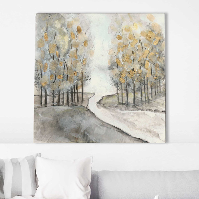 «Grove» par Susan Jill - peinture sur toile tendue, L 18 po x H 18 po, Toile tendue