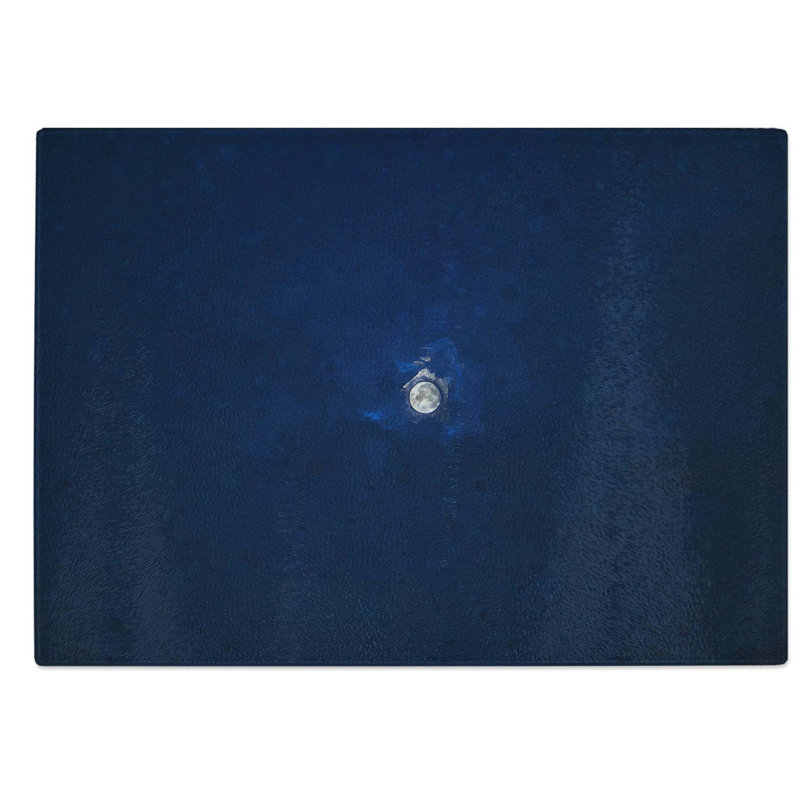 Glass Moon Through The Clouds in Abstract Chopping Board, 39 cm W x 28.5 cm L