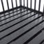 Cage pour chien robuste avec toit et fenêtre sur le toit