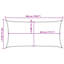 Ouzts 4.5m x 3m Rectangular Shade Sail