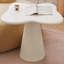 Table de bout Butterfly, blanc crème