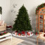 Lighted Artificial Pine Christmas Tree-1566143188
