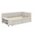L-Shaped Upholstered Twin Platform Bed With Built-In Drawers-2038987009