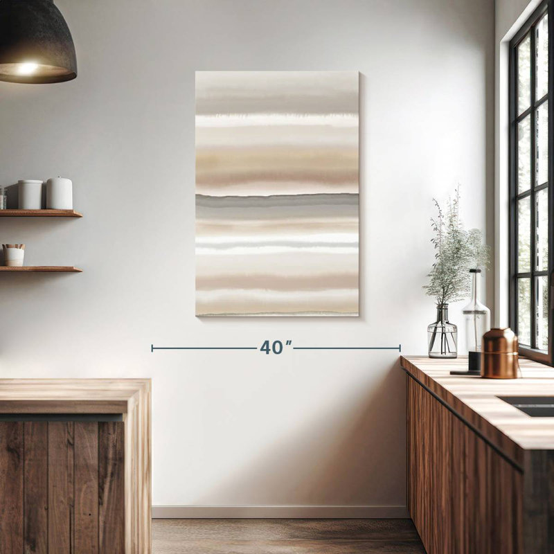 Rayures aquarelle Avery, H 39 po x l 26 po