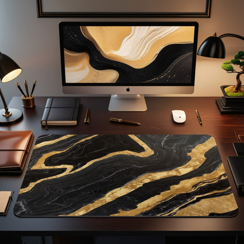 Polyester Desk Pad, 31.5x15.5